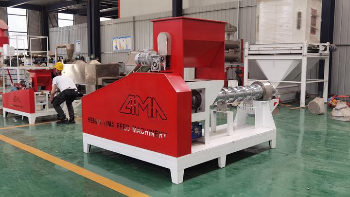 dry type crab twin screw extruder machine in Tanzania